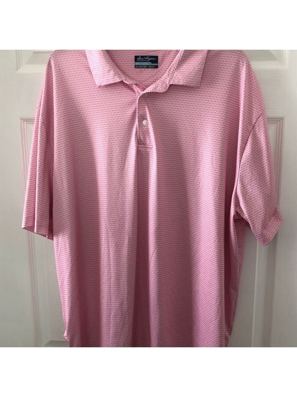 Size 2XL Ben Hogan Preppy Country Club Golf Polo Shirt Coastal Casual Golfcore